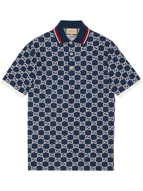 gucci jacquard polo shirt|gucci polo shirt price.